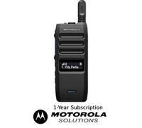 Motorola Motorola Wave TLK110 + suscripción de 1 año Kit con walkie-talkie LTE wifi resistente (IP67) y suscripción Motorola de un año, ideal para comunicarse