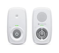 Motorola Nursery AM21 Monitor de Audio para Bebés - Monitor Digital con Tecnología DECT para Monitoreo de Audio - Largo Alcance - Micrófono de Alta Sensibilidad - Blanco