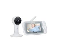 Motorola Nursery LUX64 Connect - Monitor de video para bebé con Wi-Fi de 4.3 pulgadas con soporte magnético flexible, conversación bidireccional, temperatura ambiente, visualización móvil, infrarrojos