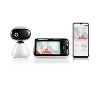 Motorola Nursery Monitor de Video para Bebé PIP1500 Connect 5.0" con Wi-Fi, Visión Nocturna Infrarroja, Comunicación Bidireccional y Monitoreo de Temperatura - Conexión Full HD 1080p