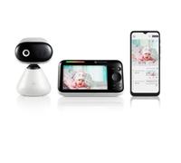 Motorola Nursery PIP1500 Connect Monitor de Bebé de Video con Pantalla de 5.0" con Wi-Fi, Visión Nocturna Infrarroja, Comunicación Bidireccional y Monitoreo de Temperatura - Conexión Full HD 1080p