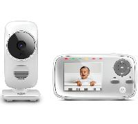 Motorola VM483 video-monitor para bebés 300 m FHSS Oro, Blanco