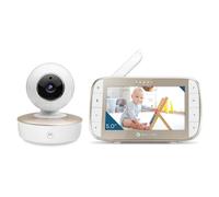 Motorola Nursery VM50G Vigilabebés con Cámara, Pantalla a Color de 5”, Visión Nocturna, Zoom Digital, Comunicación Bidireccional, Sensor de Temperatura, Micrófono de Alta Sensibilidad