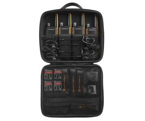 Motorola Pack 2x Motorola TLKR T82 Extreme Quad Pack con 8 walkies talkies, 2 maletas y accesorios - ideal para profesionales