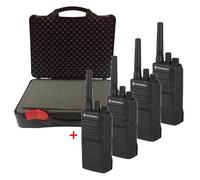Motorola XT420 two-way radios 16 canales 446.00625 - 446.19375 MHz Negro