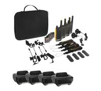 Motorola Talkabout T82 Extreme Quad Pack two-way radios 16 canales Negro, Naranja