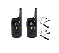Motorola Pack Motorola XT185 + 2 Bodyguard Kits Walkie talkies compactos y robustos para su uso en todo tipo de entornos