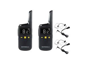 Motorola Pack Motorola XT185 + 2 Bodyguard Kits Walkie talkies compactos y robustos para su uso en todo tipo de entornos