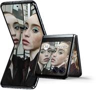Motorola Razr 40 Ultra 5G 256 GB de almacenamiento + 8 GB de RAM, pantalla FHD de 6.9 pulgadas/3.6 pulgadas, SIM dual (Nano SIM + eSIM) teléfono con tapa Android 13 desbloqueado sin SIM (azul glaciar)