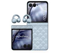 Motorola razr 40 Ultra - Bundle con moto buds loop - Smartphone plegable 6.9" P-OLED 120Hz, 256GB 8GB RAM, 5G, 50MP, Android 15, Batería 4500 mAh, Color Azul