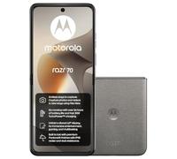 Motorola Razr 70 5G (XT2657-1) 256 GB de almacenamiento + 8 GB de RAM, Android 16 sin SIM, desbloqueado de fábrica, Dual SIM (Nano SIM + eSIM) Flip Smartphone (PANTONE Bright White)