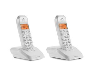 Motorola s12 duo teléfono dect identificador de llamadas blanco