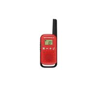Motorola TALKABOUT T42 two-way radios 16 canales Negro, Rojo