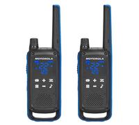 Motorola Solutions Talkabout T802 - Radios bidireccionales, Paquete de 2, Negro/Azul