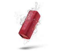 Motorola Sound - Altavoz Inalámbrico Bluetooth ROKR 600 - Potente Sonido de 30W, Resistente al Agua y Polvo, Función Broadcast para Conectar 20+ Altavoces, 6 Horas de Reproducción, Rojo