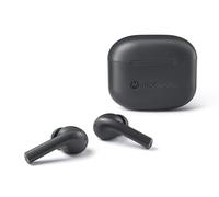 Motorola Sound - Moto Buds 065 Auriculares Inalámbricos True Wireless, Emparejamiento Rápido, Resistente al Agua, 17 Horas de Reproducción, Llamadas Manos Libres, Ajuste Cómodo, Negro