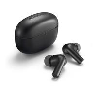 Motorola Sound Moto Buds 500 ANC - Auriculares inalámbricos verdaderos, IPX4, resistentes al agua, control táctil, con micrófono dual con cancelación de ruido, funda de carga, color negro