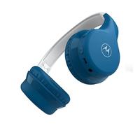 Motorola Sound Moto JR300 - Auriculares para niños - Cascos Infantil con Bluetooth (con limitación de Volumen y Divisor de Audio), Color Azul y Gris