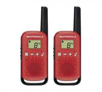 Motorola T42 Walkie-Talkie Pack 2 Rojo (Outlet)