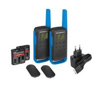 Motorola TALKABOUT T62 two-way radios 16 canales 12500 MHz Negro, Azul
