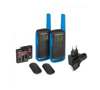 Motorola TALKABOUT T62 two-way radios 16 canales 12500 MHz Negro, Azul