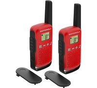 Motorola - TALKABOUT T42 two-way radios 16 canales Negro, Rojo - B4P00811RDKMAW
