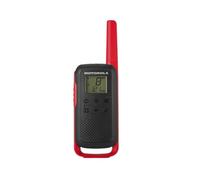Motorola Talkabout T6 PMR Radio de Banda ciudadana (PMR446, 16 Canales y 121 Códigos, Alcance de 8 km), rojo