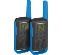 Motorola Talkabout T62 PMR Radio de Banda ciudadana (PMR446, 16 Canales y 121 Códigos, Alcance de 8 Km) , Color azul