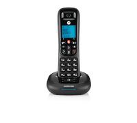Motorola Voice - CD4001 Teléfono Fijo Inalámbrico con Tecnología de Bloqueo de Llamadas, Agenda para 50 Nombres y Números, Pantalla Retroiluminada, Altavoz Manos Libres