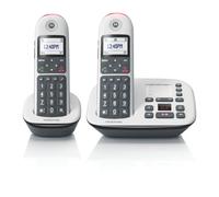 Motorola Voice CD50 - PACK Teléfono fijo inalámbrico fácil de usar con teclas grandes, audio amplificado y marcación rápida