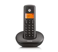 Motorola Voice - E201 Teléfono Inalámbrico Digital, Interceptación de Llamadas, Acceso Remoto, Tecla No Molestar, Altavoz Manos Libres, Negro