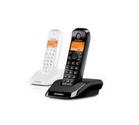 Motorola S12 Duo Teléfono DECT Identificador de llamadas Negro