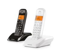 Motorola S12 Duo Teléfono DECT Identificador de llamadas Negro