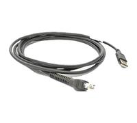 Motorola Zebra CBA-U01-S07ZAR - Cable USB (2,1 m, USB A, 2.0, Male Connector/Male Connector, Gris)