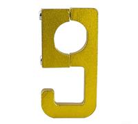 Motorrad Lenkerhaken 22MM Aluminiumlegierung Halterung Tragetaschen Gepäckaufbewahrung Vielseitige Anwendung Passend für die meisten Motorräder Einfach zu installieren Verschiedene Farben (dorado)