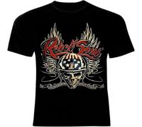 Motorrad Rebel Soul T Shirt Neu 100% Cotton Black XL