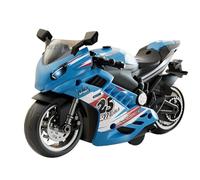 Motorrad-Spielzeugbausatz, Motorrad-Modellbausatz-Set | Sound Light Toy Set Modellbausatz - Freundliches Sie unvergessliche ErinnerungenMotorrad Rückzugsmotor für , Mädchen, Kinder, Erwachsene