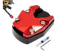 Motorrad-Ständerpolster - Anti-Sink Fußplattenverlängerung, Ständerplatte Zubehör, Seitenständer-Verlängerungspolster, Robust Rutschfest, Unterstützt Sicheres Parken Auf Asphalt, Sand, Gras, Pr