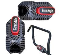 Motorrad-Stoßstangenblöcke,Stoßstangenblöcke Für Motorradmotoren,2 Stück Kratzfester Motorrad-Rahmenblockschutz | Für Rohrdurchmesser Von 0,78-1,02 Zoll. Stoßstangenschutz, Sturzschutz, Kollis