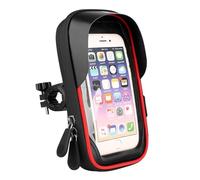 Motorrad Telefonhalterung - 4.5-6.4 Zoll 360° Drehbarer Wasserdichter Handyhalter Lenker Mount, Navigations Tasche | verstellbare Fahrrad Handy Halterung für E Bike Mountainbike Roller Dirt Bike, UV S