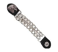 Motorrad Westen Extender - Motorradwestenverlängerungen - 2. Biker Westen Extender | Westen Verlängerungen- Westenverschluss Westenkette Biker Kette - 4 Stück Robuste Westenverlängerungen Für Biker
