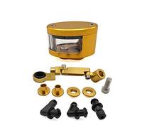 Motorradabdeckung und Leisten Universal CNC de la motocicleta del líquido de frenos del depósito de aceite apoyo Copa del tanque + soporte en forma for Yamaha Xjr 1300 400 1300 Fjr XJR400 BT1100 Motor