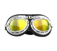 Motorradbrillen - 2026 Diseño aerodinámico sin marco, tecnología antivaho de doble lente protección UV400 | Visión Clarity Performance para Motocross Racing Touring para Eye Gear M
