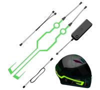 Motorradhelme Lichtleiste,Motorradhelme LED-Licht für Sicherheit | Wasserdicht erhöht die Sicherheit und Sicht und ist mit den meisten Motorradhelmen kompatibel