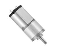 Motorreductor DC 12V 6V 150RPM 16GA030 con Eje 10mm, Motor de Engranaje Eléctrico, Engranajes Metálicos, Bobina de Cobre, para Cerradura Electrónica