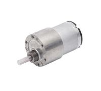 Motorreductor de alto par JGB37-520 DC 6 V/12 V/24 V con caja de engranajes totalmente metálica, motor eléctrico de 7/12/22/35/45/66/107/200/320/600/960 RPM(107RPM_24V)