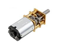 Motorreductor de caja de engranajes metálicos N20, CC 3 V, 6 V, 12 V, 5 rpm - 1000 rpm, baja velocidad y alto par.
