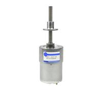 Motorreductor de CC de 37 mm, 12 V/24 V, engranaje metálico, eje largo, tornillo roscado M6, imán permanente, 37GB-3530(12V With Bracket,35)