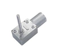Motorreductor de CC de eje largo con rosca M6, 6 V, 12 V, 24 V, 6-150 RPM, alto par, autoblocante, velocidad ajustable, JGY370