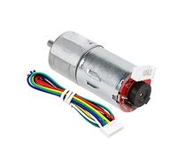 Motorreductor de corriente continua, Motorreductor de CC con escobillas, codificador Hall de 25 mm, GM25-370, 6 V/12 V/24 V(12v,630rpm)